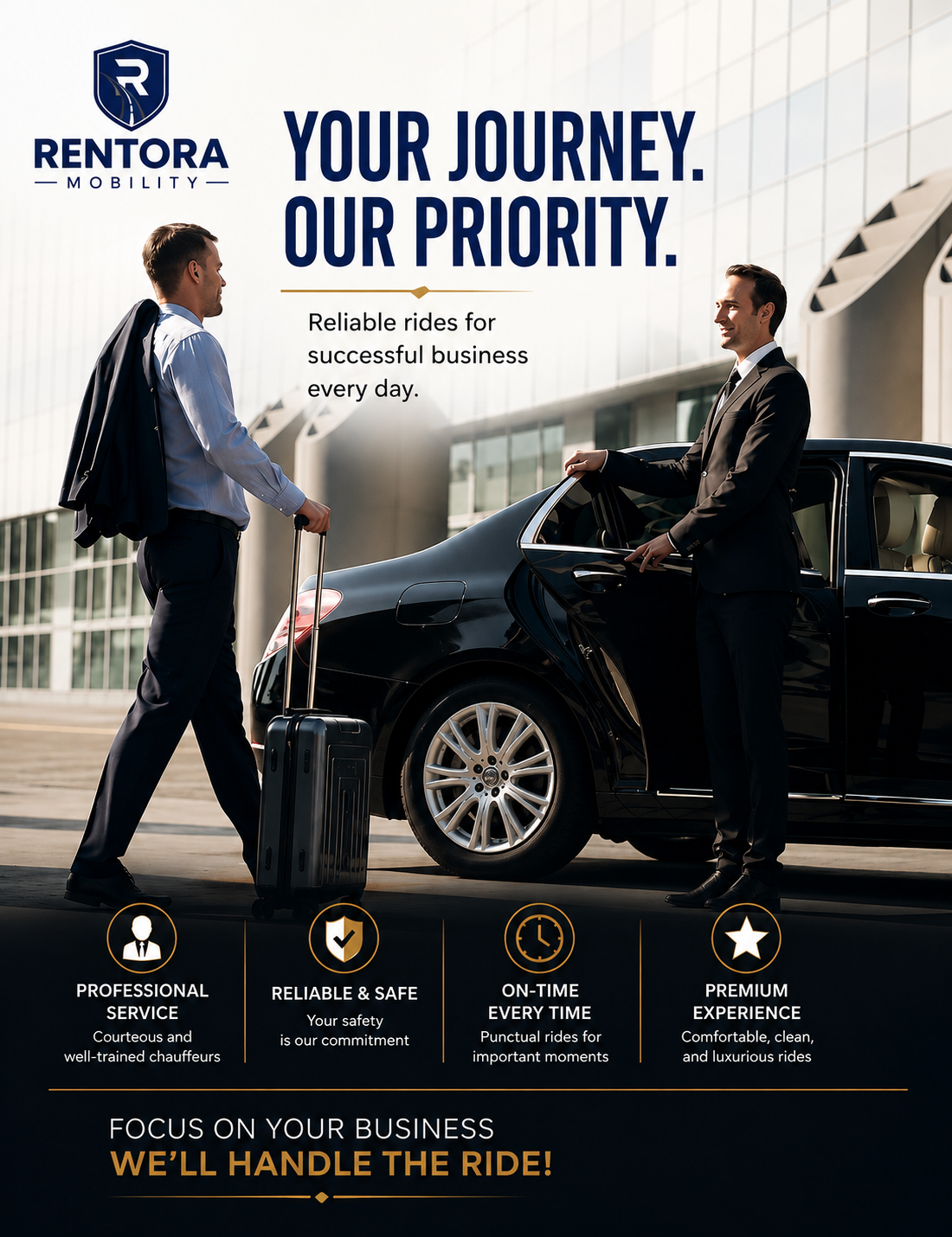 Professional chauffeur service